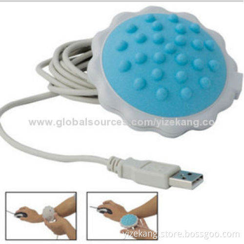 Mini Massage Ball with USB for Computer Users, Sized 8.4x8.4x4.3cm